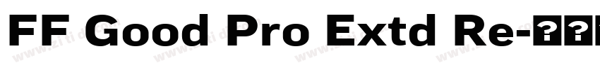 FF Good Pro Extd Re字体转换